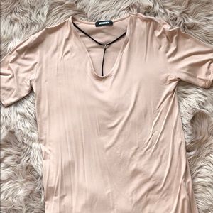 Missguided T strap T-shirt dress